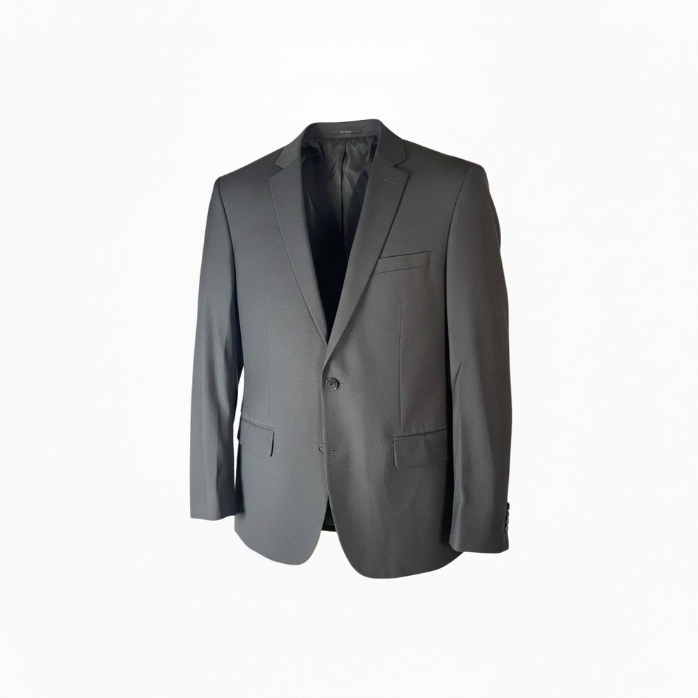 Louis Raphael Men's Slim Fit Blazer Black Size 46 Long